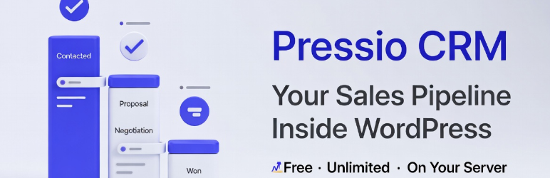 Pressio CRM Preview Wordpress Plugin - Rating, Reviews, Demo & Download