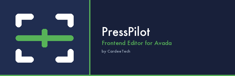 PressPilot Frontend Editor For Avada Preview Wordpress Plugin - Rating, Reviews, Demo & Download
