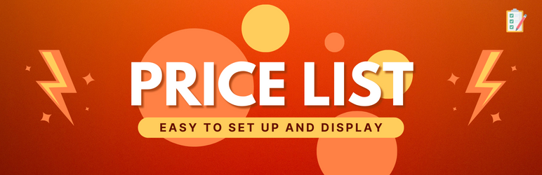 Price List Preview Wordpress Plugin - Rating, Reviews, Demo & Download