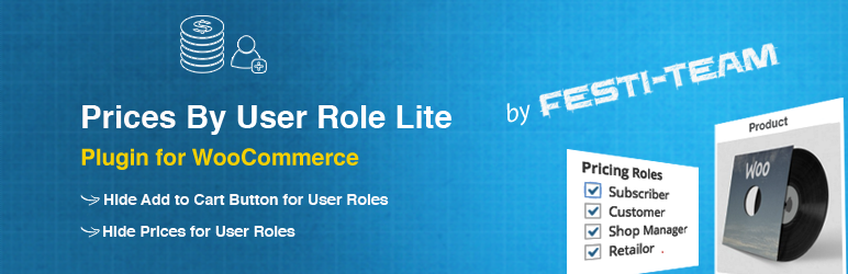 Prices By User Role Lite Preview Wordpress Plugin - Rating, Reviews, Demo & Download