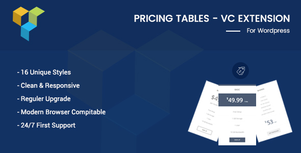 Pricing Tables – VC Addon Preview Wordpress Plugin - Rating, Reviews, Demo & Download