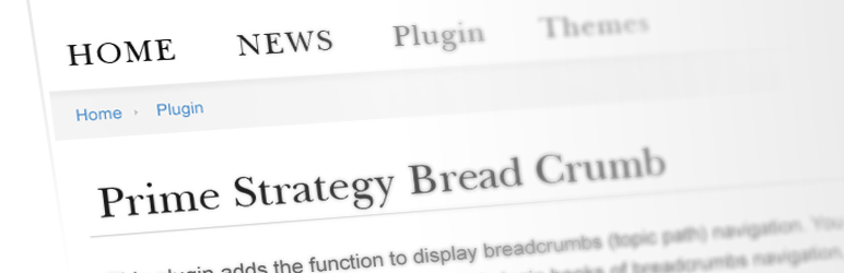 Prime Strategy Bread Crumb Preview Wordpress Plugin - Rating, Reviews, Demo & Download