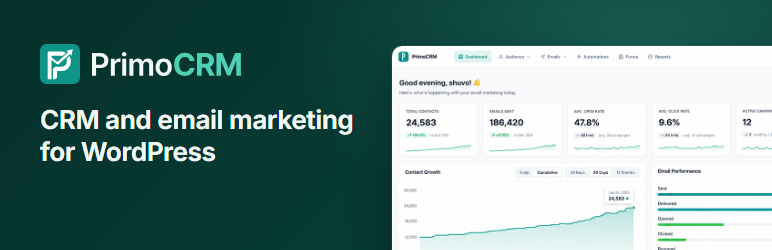 PrimoCRM Preview Wordpress Plugin - Rating, Reviews, Demo & Download