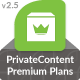 PrivateContent – Premium Plans Add-on