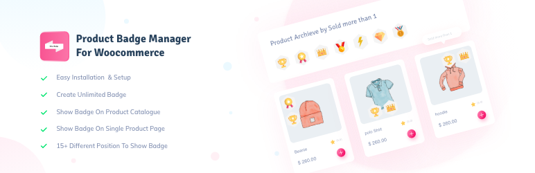 Product Badge Manager For Woocommerce Preview Wordpress Plugin - Rating, Reviews, Demo & Download