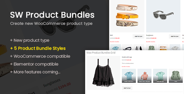 Product Bundles – Elementor WooCommerce WordPress Plugin Preview - Rating, Reviews, Demo & Download