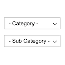 Product Category Dropdowns