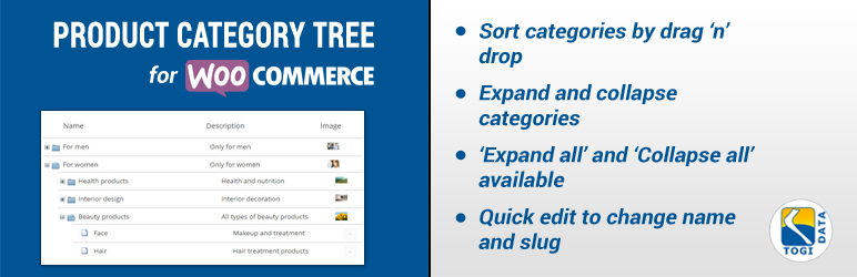 Product Category Tree Preview Wordpress Plugin - Rating, Reviews, Demo & Download
