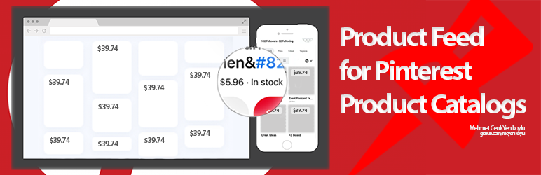 Product Feed For Pinterest Product Catalogs Preview Wordpress Plugin - Rating, Reviews, Demo & Download