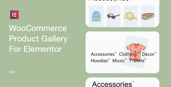 Product Gallery Menu For WooCommerce With Elementor Preview Wordpress Plugin - Rating, Reviews, Demo & Download