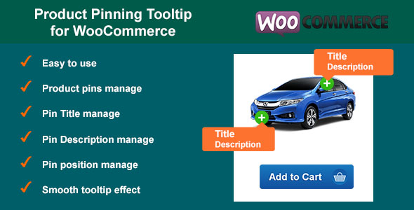 Product Pinning Tooltip For WooCommerce Preview Wordpress Plugin - Rating, Reviews, Demo & Download