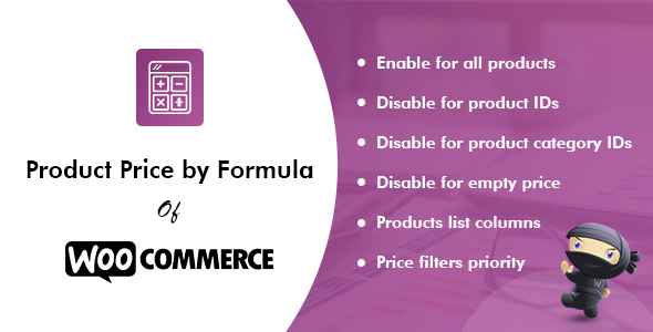 Product Price By Formula Pro For WooCommerce Preview Wordpress Plugin - Rating, Reviews, Demo & Download