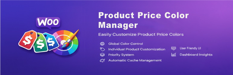 Product Price Color Manager Preview Wordpress Plugin - Rating, Reviews, Demo & Download
