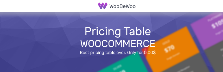 Product Pricing Table By WooBeWoo Preview Wordpress Plugin - Rating, Reviews, Demo & Download