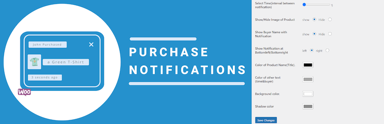 Product-Purchase-Notifications Preview Wordpress Plugin - Rating, Reviews, Demo & Download