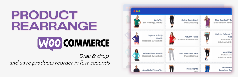 Product Rearrange For WooCommerce Preview Wordpress Plugin - Rating, Reviews, Demo & Download