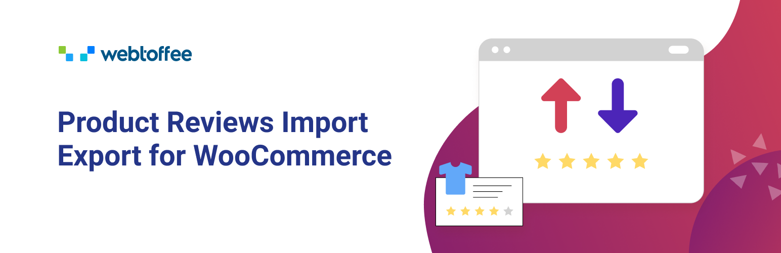 Product Reviews Import Export For WooCommerce Preview Wordpress Plugin - Rating, Reviews, Demo & Download