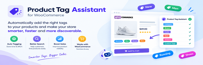 Product Tag Assistant For WooCommerce Preview Wordpress Plugin - Rating, Reviews, Demo & Download