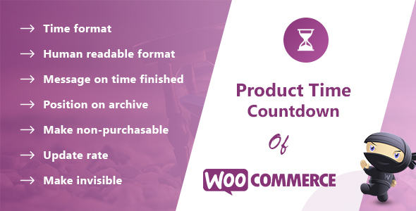 Product Time Countdown Pro For WooCommerce Preview Wordpress Plugin - Rating, Reviews, Demo & Download
