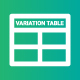 Product Variation Table Of WooCommerce