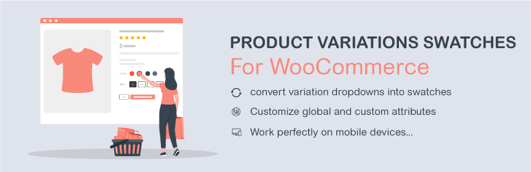 Product Variations Swatches For WooCommerce Preview Wordpress Plugin - Rating, Reviews, Demo & Download