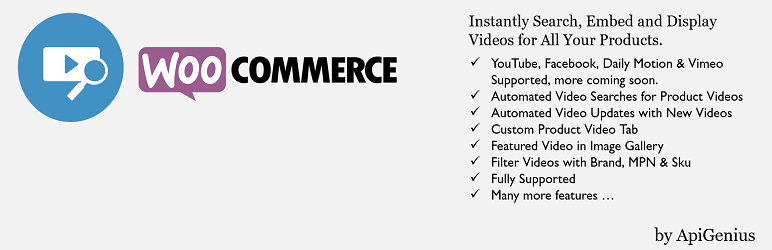 Product Videos For Woocommerce Preview Wordpress Plugin - Rating, Reviews, Demo & Download
