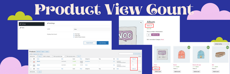 Product View Count Preview Wordpress Plugin - Rating, Reviews, Demo & Download
