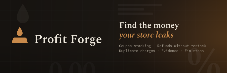 Profit Forge For WooCommerce Preview Wordpress Plugin - Rating, Reviews, Demo & Download