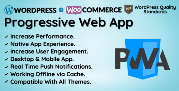 Progressive Web App (PWA) & Push Notifications Plugin for Wordpress & WooCommerce Preview - Rating, Reviews, Demo & Download