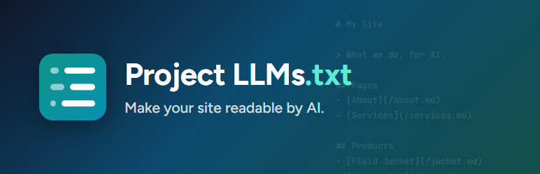 Project LLMs Wordpress Plugin - Rating, Reviews, Demo & Download