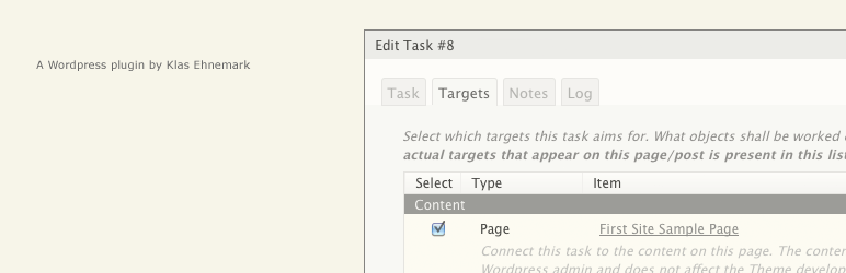 Project Tasks Preview Wordpress Plugin - Rating, Reviews, Demo & Download