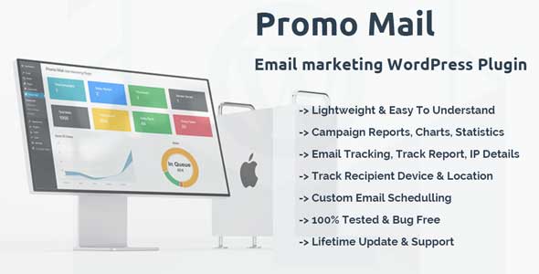 Promo Mail – Email Marketing WordPress Plugin Preview - Rating, Reviews, Demo & Download
