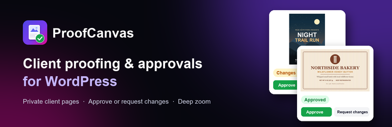 ProofCanvas Preview Wordpress Plugin - Rating, Reviews, Demo & Download