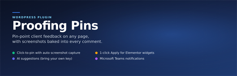 Proofing Pins Preview Wordpress Plugin - Rating, Reviews, Demo & Download