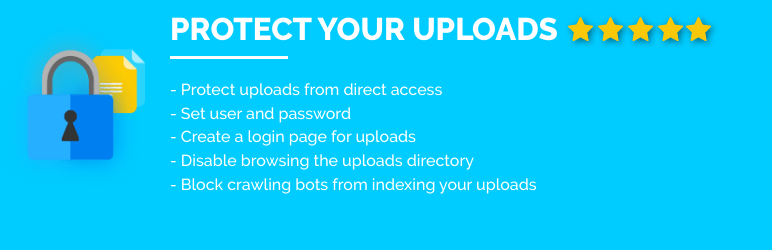 Protect Uploads With Login – Protect Your Uploads Preview Wordpress Plugin - Rating, Reviews, Demo & Download