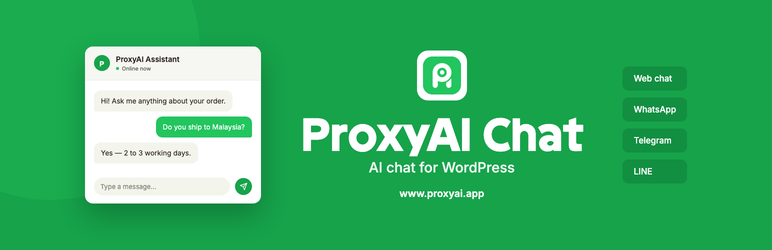 ProxyAI Preview Wordpress Plugin - Rating, Reviews, Demo & Download
