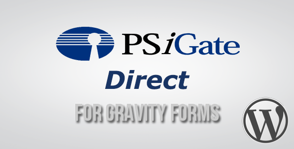 PSiGate Direct Payment Gateway For Gravity Forms Preview Wordpress Plugin - Rating, Reviews, Demo & Download