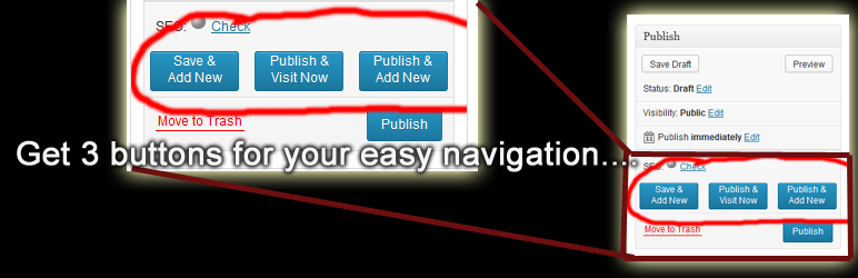 Publish And Redirect To Add New Post Preview Wordpress Plugin - Rating, Reviews, Demo & Download