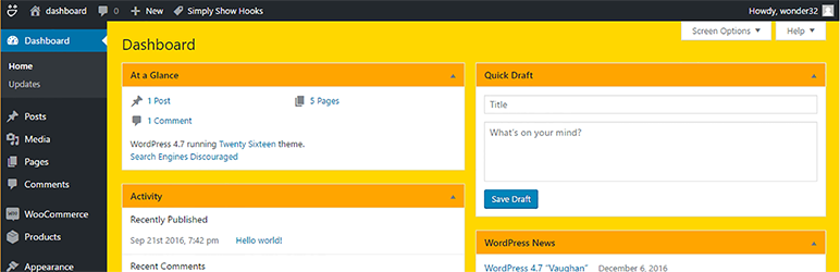 Puddinq Dashboard Preview Wordpress Plugin - Rating, Reviews, Demo & Download