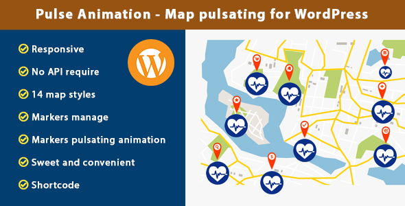 Pulse Animation – Map Pulsating Plugin for Wordpress Preview - Rating, Reviews, Demo & Download