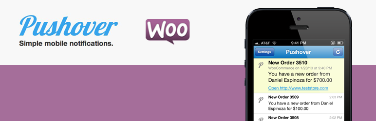 Pushover For WooCommerce Preview Wordpress Plugin - Rating, Reviews, Demo & Download