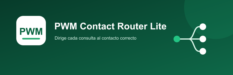 PWM Contact Router Lite Preview Wordpress Plugin - Rating, Reviews, Demo & Download