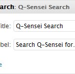 Q-Sensei Search Widget