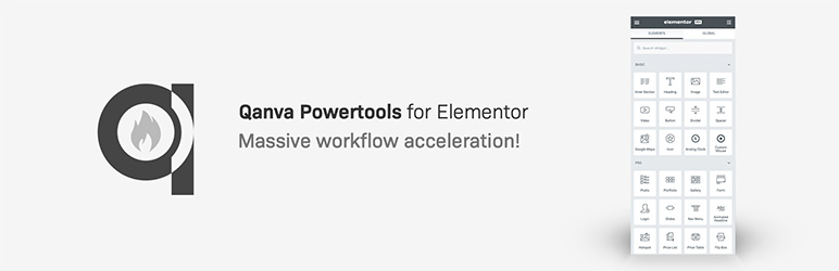 Qanva Powertools For Elementor Preview Wordpress Plugin - Rating, Reviews, Demo & Download