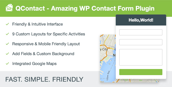 Qcontact Builder Wordpress Preview - Rating, Reviews, Demo & Download