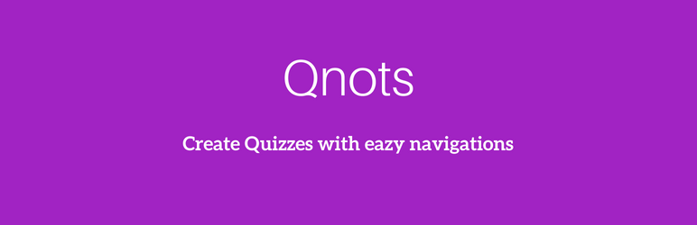 Qnotsquiz Preview Wordpress Plugin - Rating, Reviews, Demo & Download