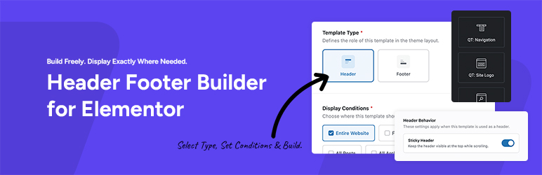 Qreative Header Footer Designer Preview Wordpress Plugin - Rating, Reviews, Demo & Download