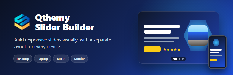 Qthemy Slider Builder Preview Wordpress Plugin - Rating, Reviews, Demo & Download