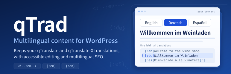 QTrad Preview Wordpress Plugin - Rating, Reviews, Demo & Download