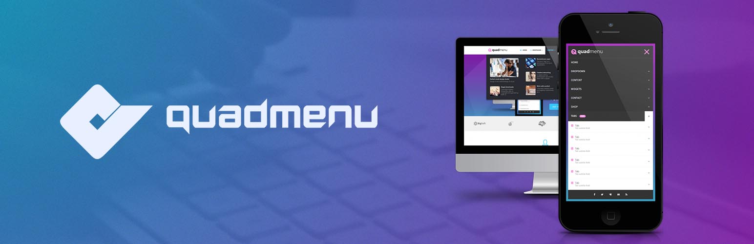 QuadMenu Importer For Max Mega Menu Preview Wordpress Plugin - Rating, Reviews, Demo & Download